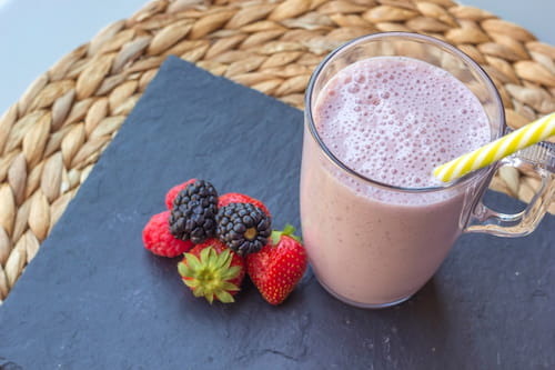 Batido de frutos rojos