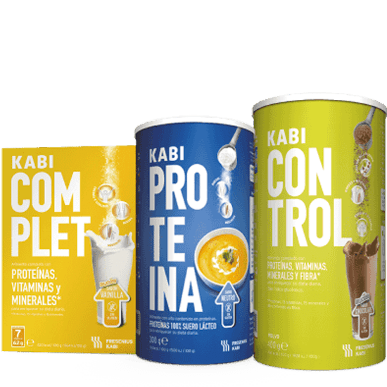 Kabi, energía, proteínas, vitaminas y minerales en distintos sabores, texturas y formatos